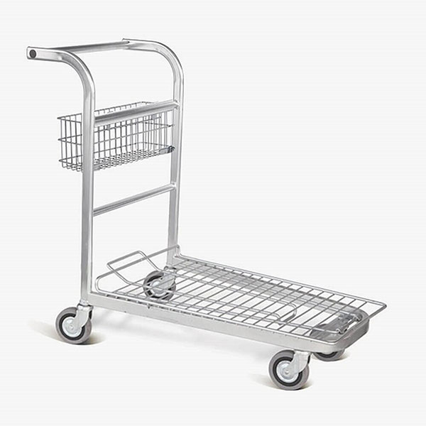 Transport trolleys with baskets