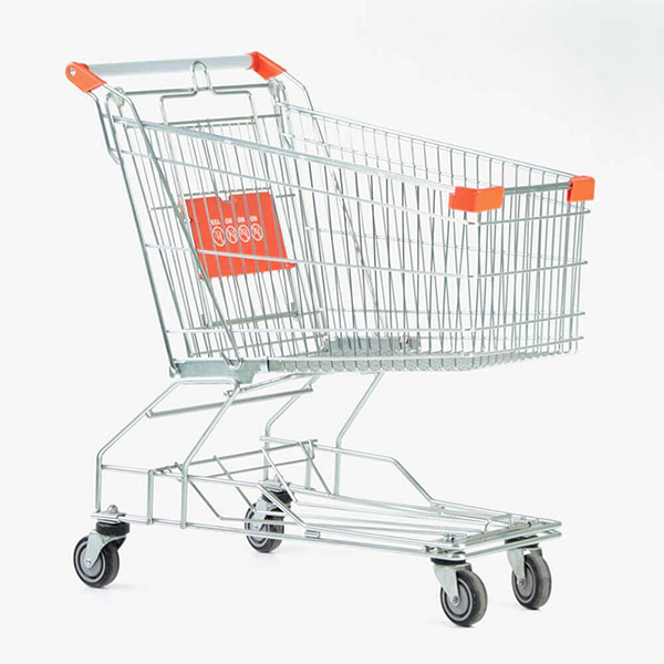 Shopping Trolley with Bottom stocking area