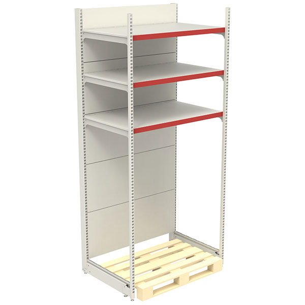 P25-Wall-Shelving-Unit-Front-Support-2245-5x1-5