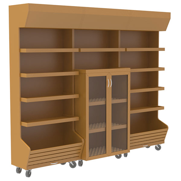 Bakery Display Shelving Unit BS02 Meridian Group